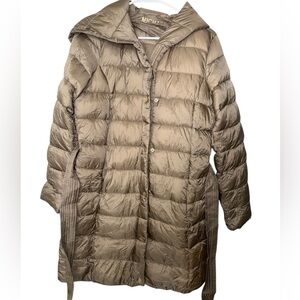 Michael Kors  Packable Women's Tan Puffer Coat